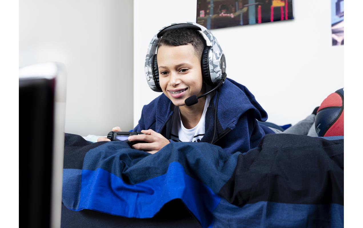 Headset GXT 488 Forze-G PS4/PS5 GrauGaming-Headset exklusiv für PS4 und PS5 mit einklappbarem Mikrofon und verstellbarem Kopfbügel