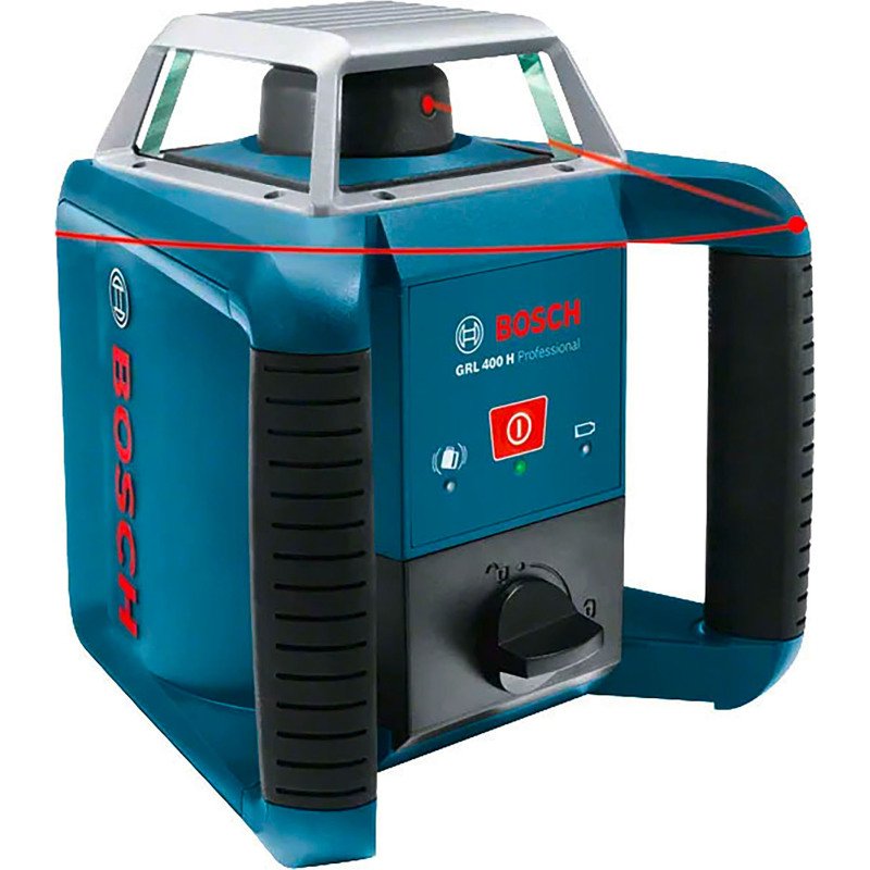 Laser rotatif GRL 400 H Set Bosch Professional + Cellule de réception LR 1 + Trépied BT 152 + Mire GR 2400