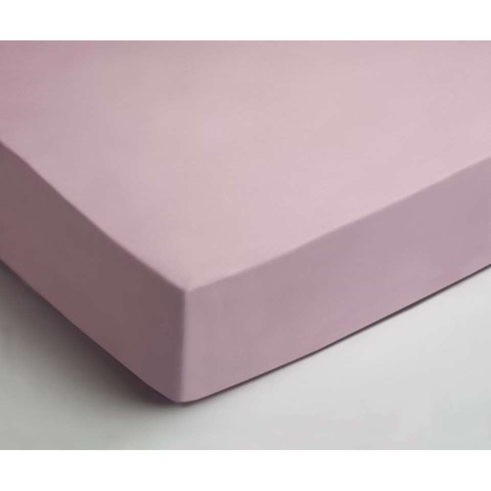 Day Dream Hoeslaken - Strijkvrij - 90x200 cm - Roze