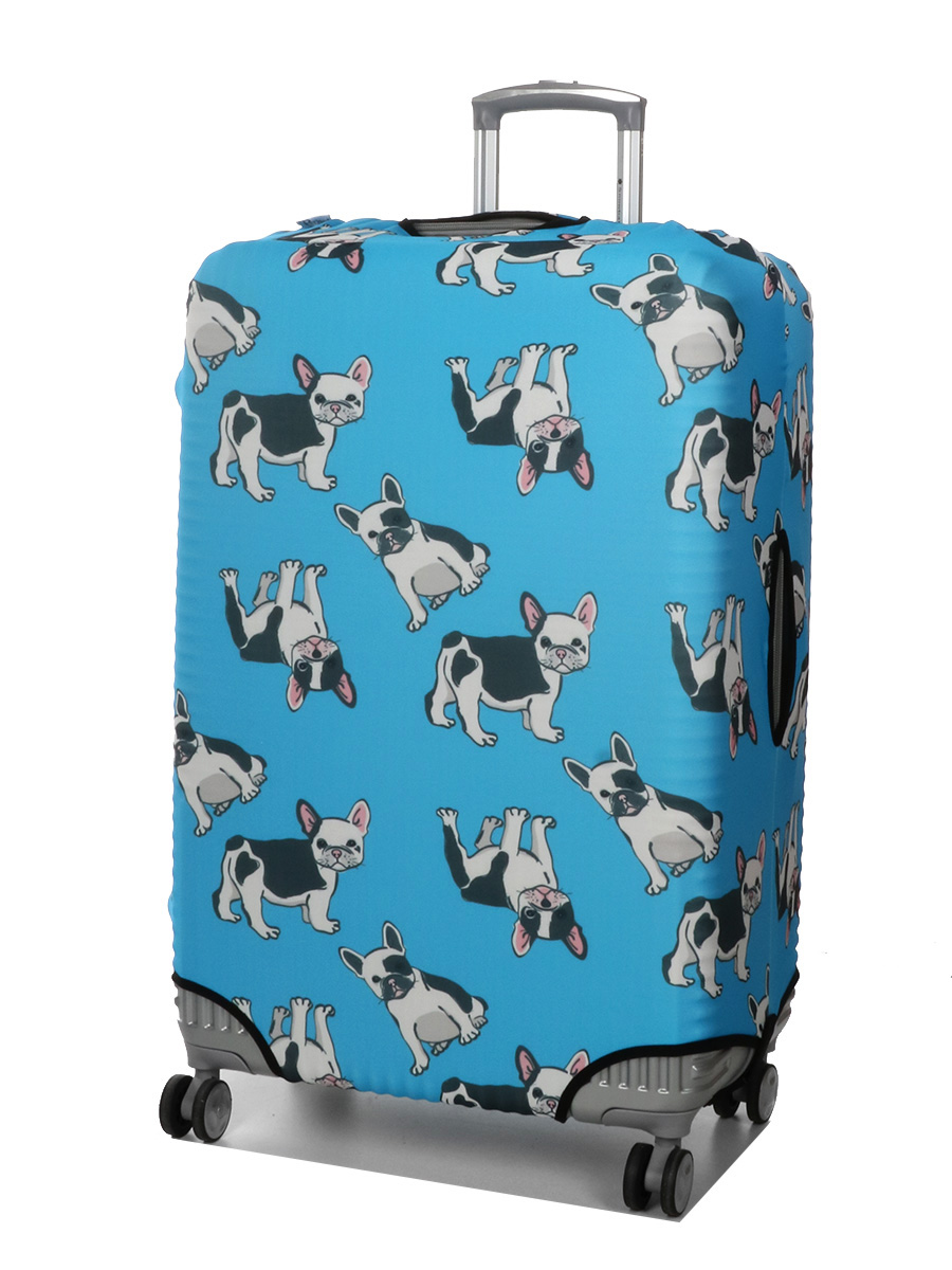 Housse de valise Periea Blue with Dogs L