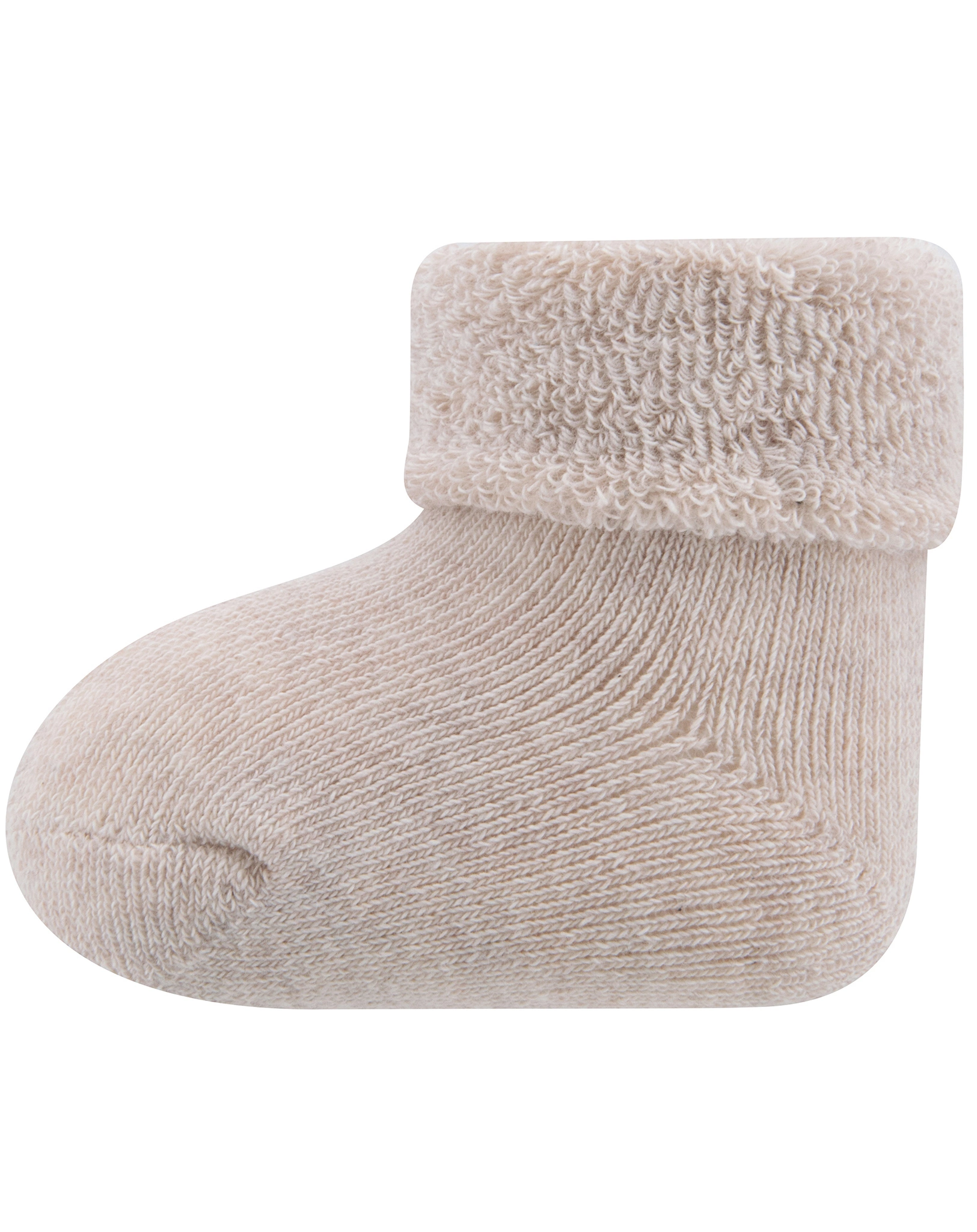 Erstlingssöckchen UNI FROTTEE 6er Pack in beige