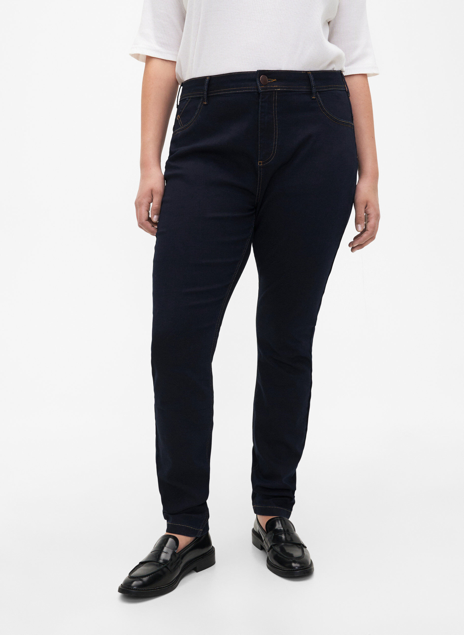 Super slim Amy jeans med høj talje