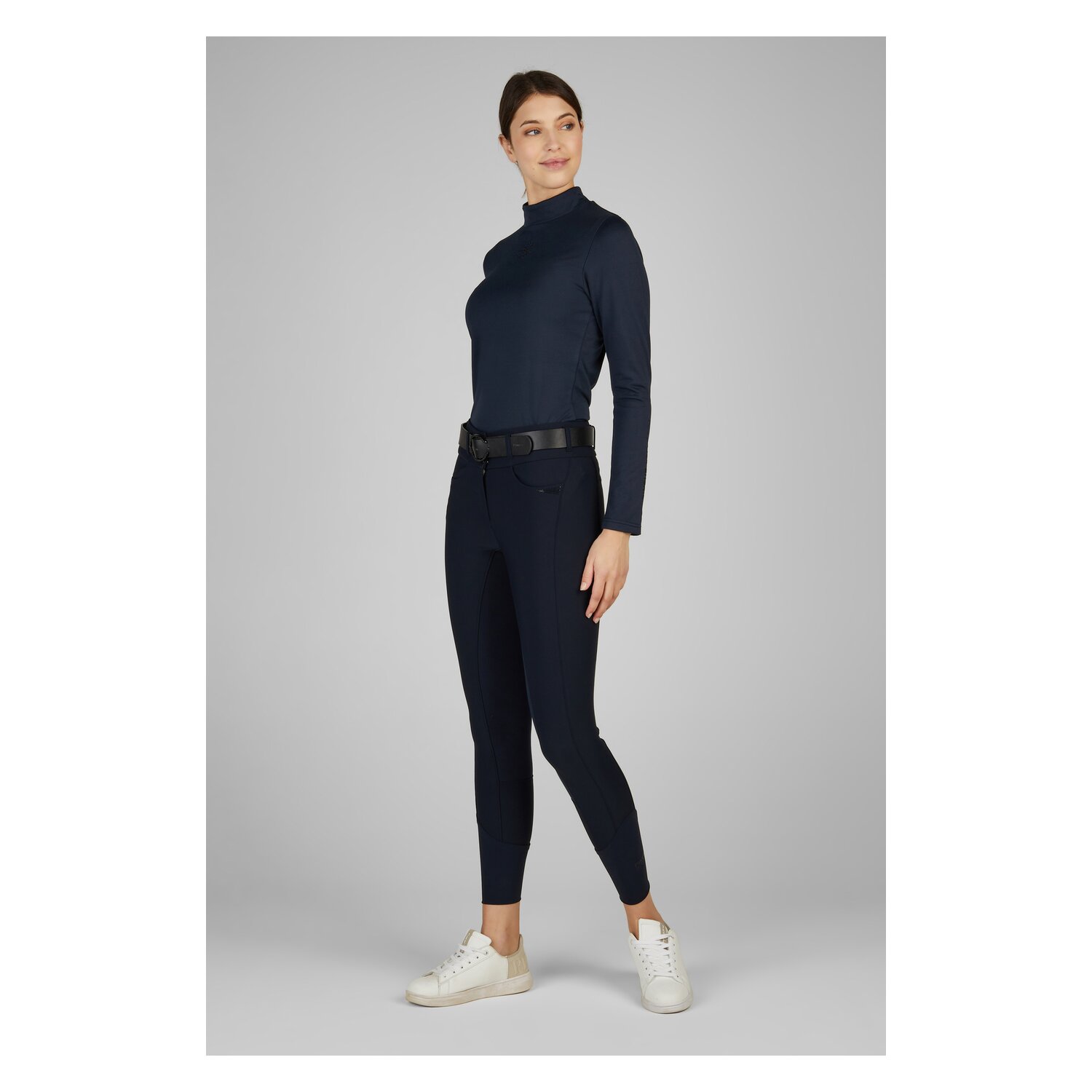 PIKEUR Selection Funktionsshirt mit Stehkragen  - navy