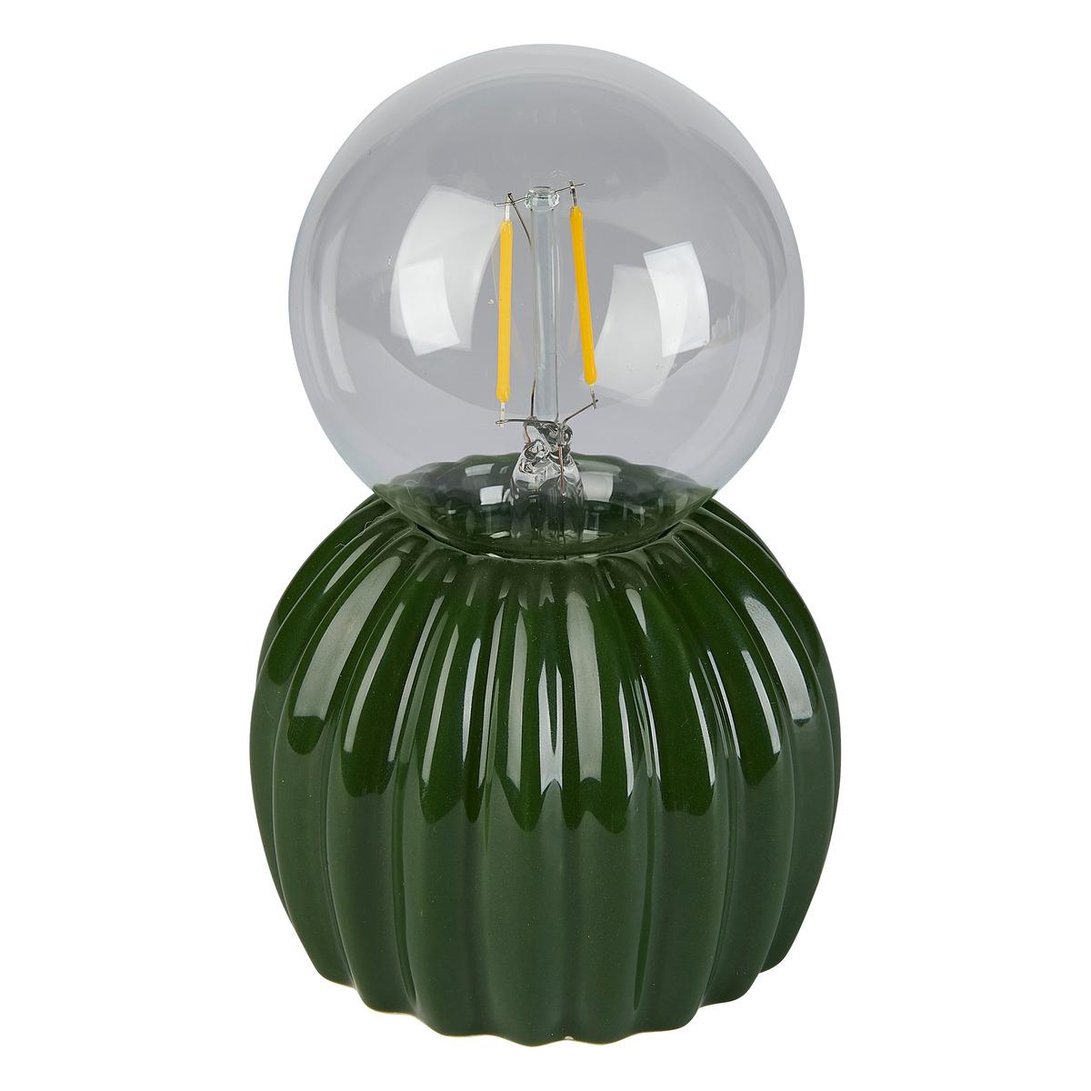 LAMPE LED CACTOS VERT H.15CM