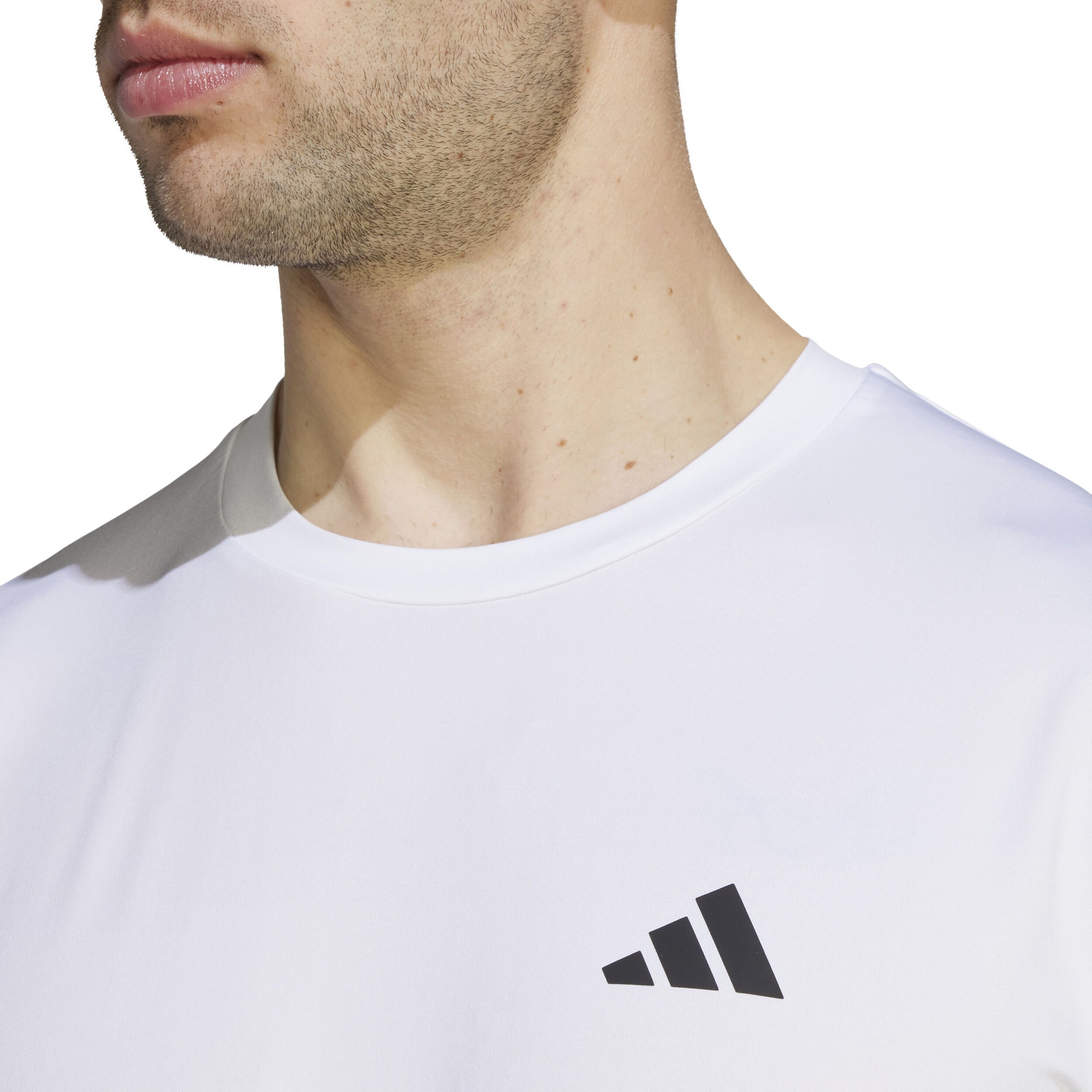 adidas Essentials Stretch T-shirt Hommes - Blanc