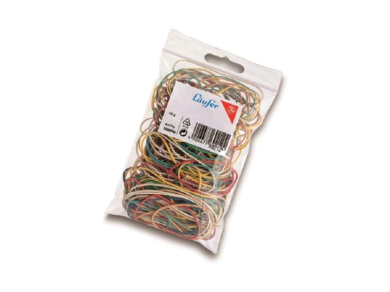 Läufer Gummiband Rondella Bunt, 50 g Gummibänder