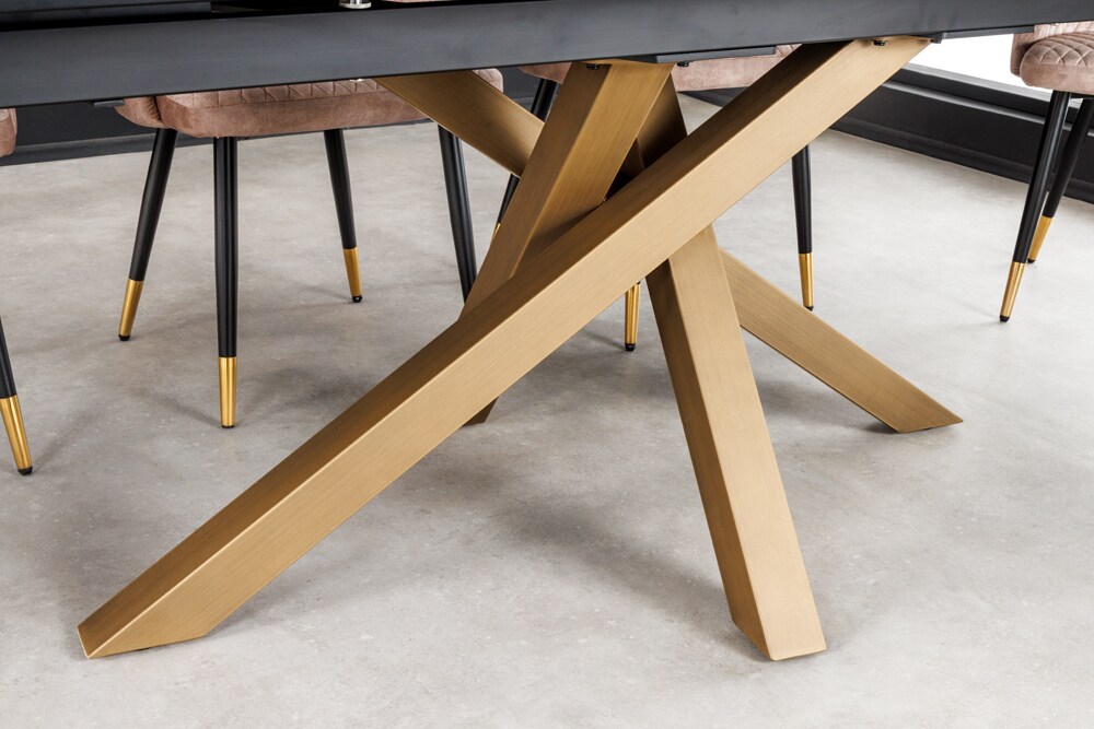 riess-ambiente Esstisch MARVELOUS - 180-220-260cm weiß Marmor Keramik made in Italy Ausziebar