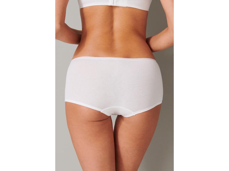SCHIESSER Shorts Damen 2-er Pack Weiss, M Hipster für Damen