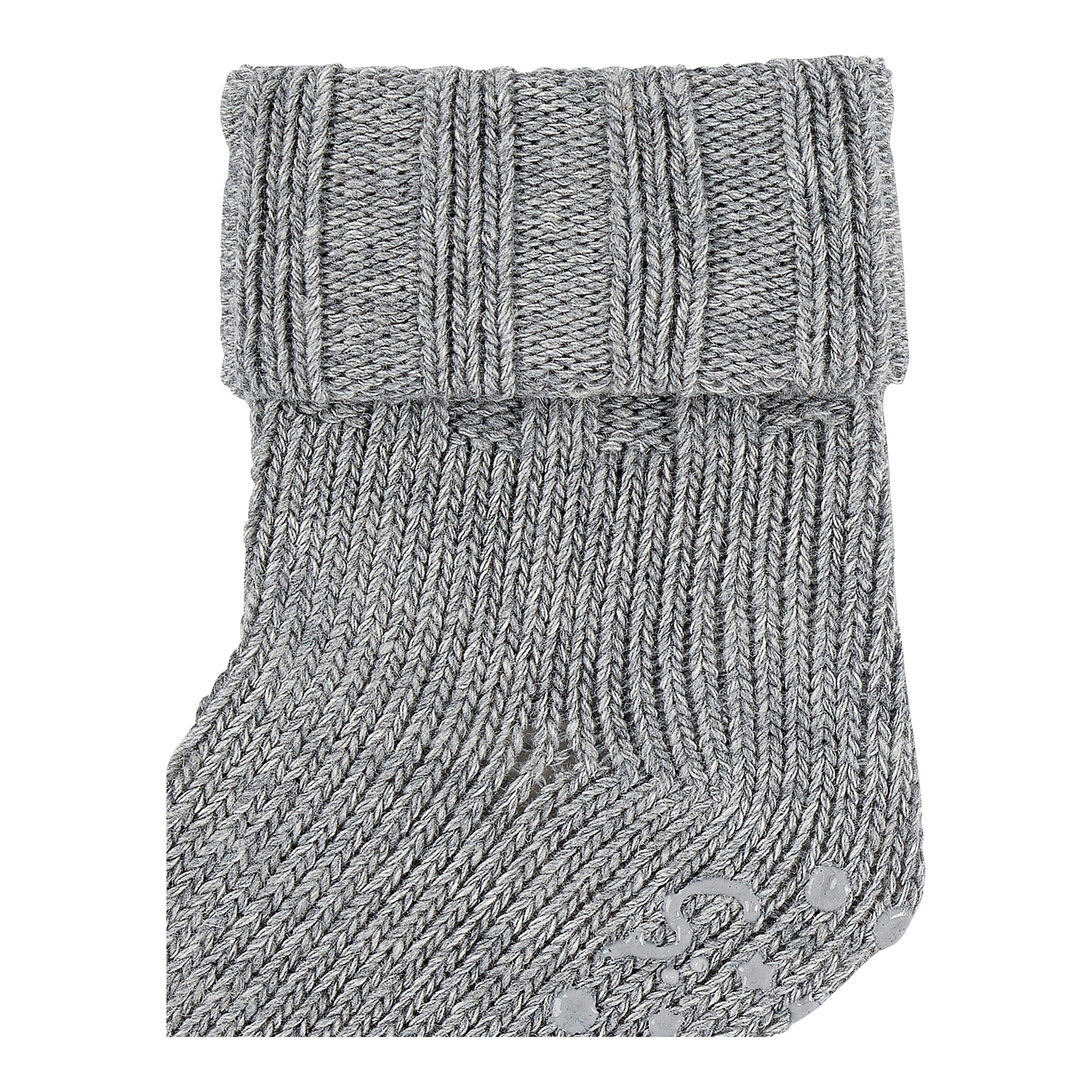 Sterntaler Woll-ABS-Krabbelsocken grau