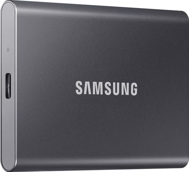 Samsung T7 ekstern SSD 1 TB (grå)