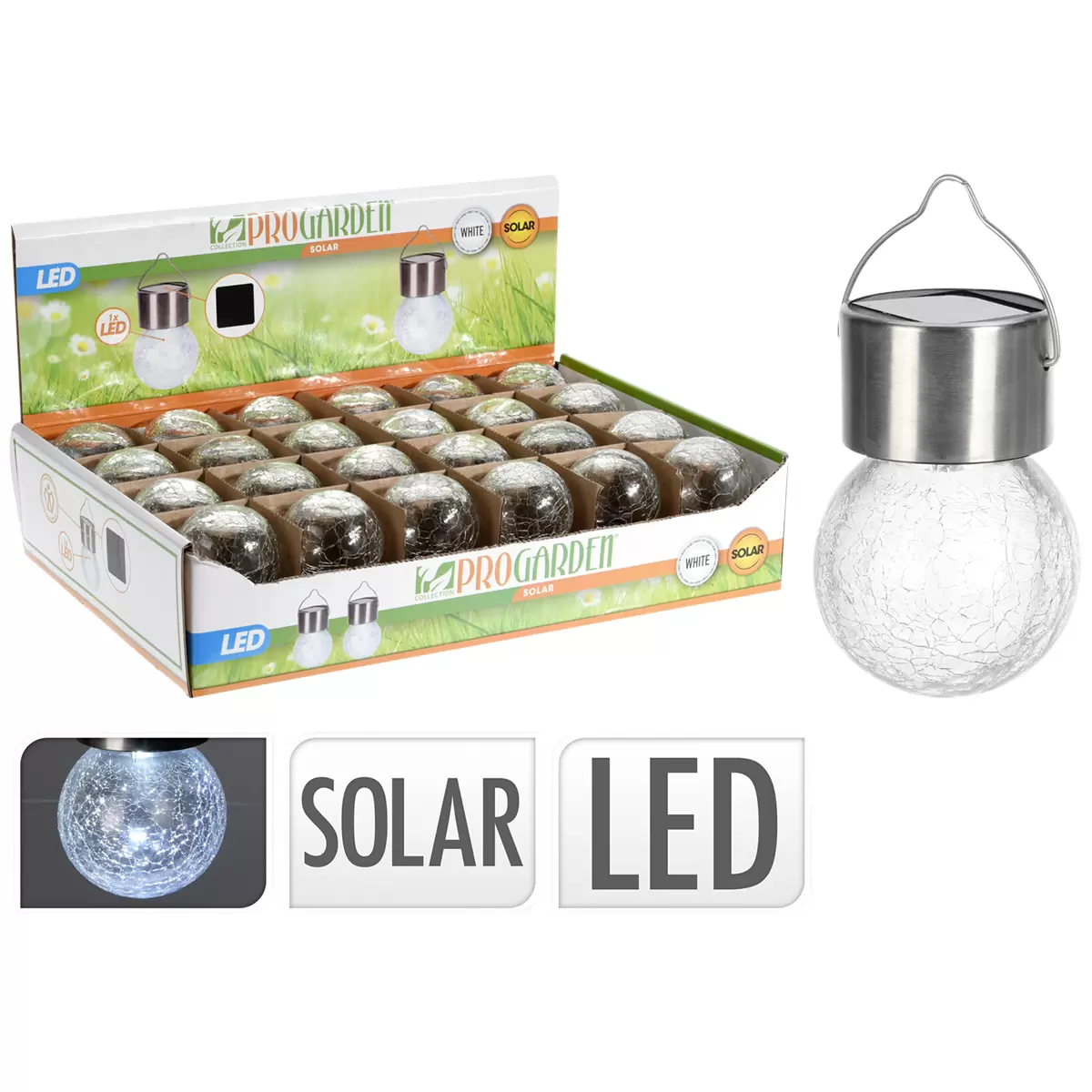 Solarleuchte Transparent