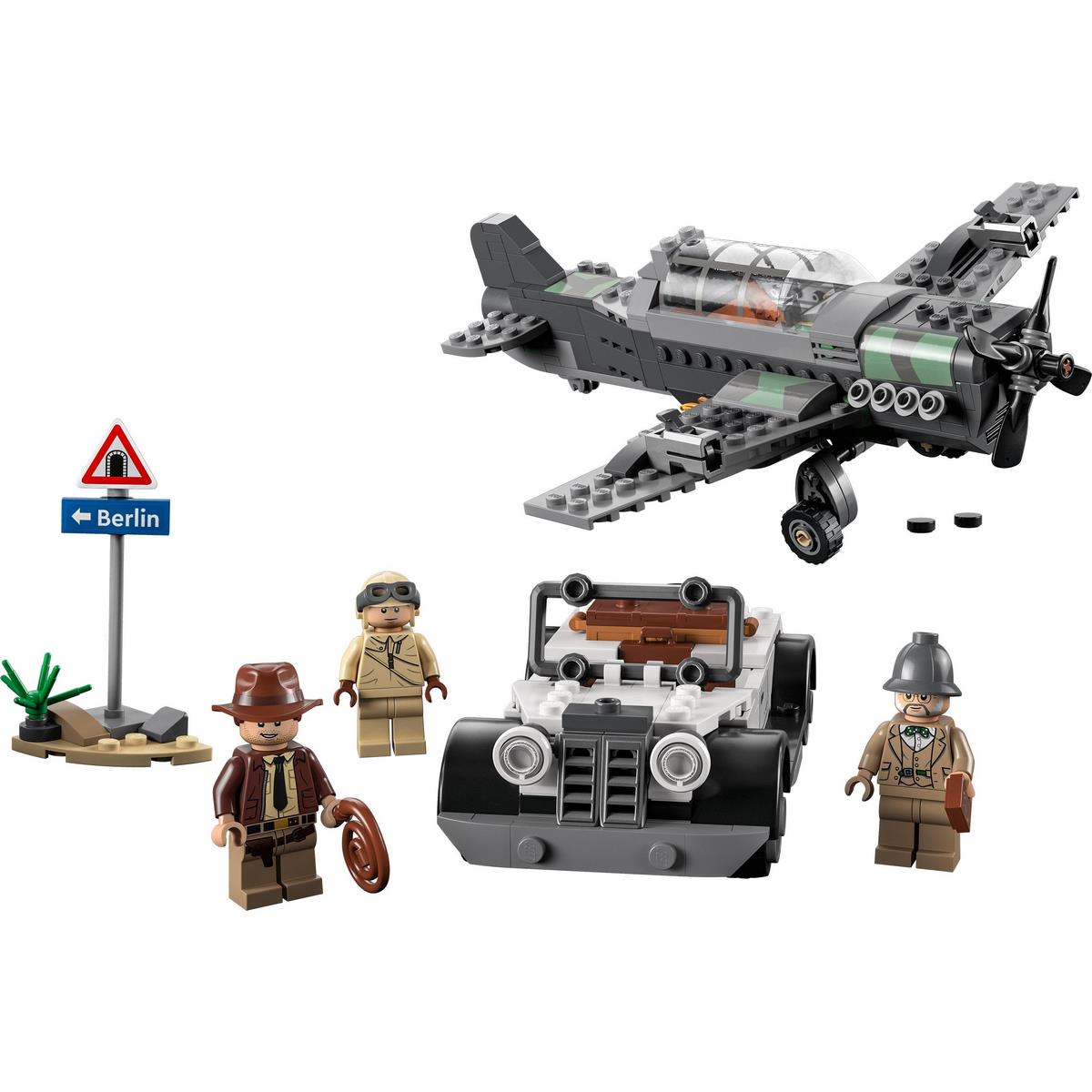 Poursuite en avion de combat Lego Indiana Jones 77012