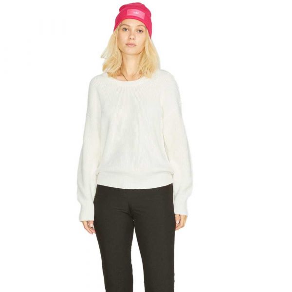 Jack & Jones Mila Twist Crew Neck Sweater Jjxx Branco XS Mulher