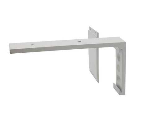 Wandbeugel voor gordijnrail Smart wit 12,2 cm