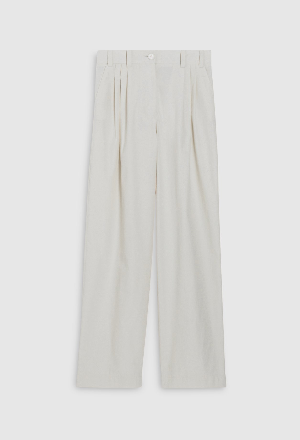 Pantalon large ivoire