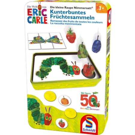 Schmidt Spiele Die kleine Raupe Nimmersatt, Kunterbuntes Früchtesammeln