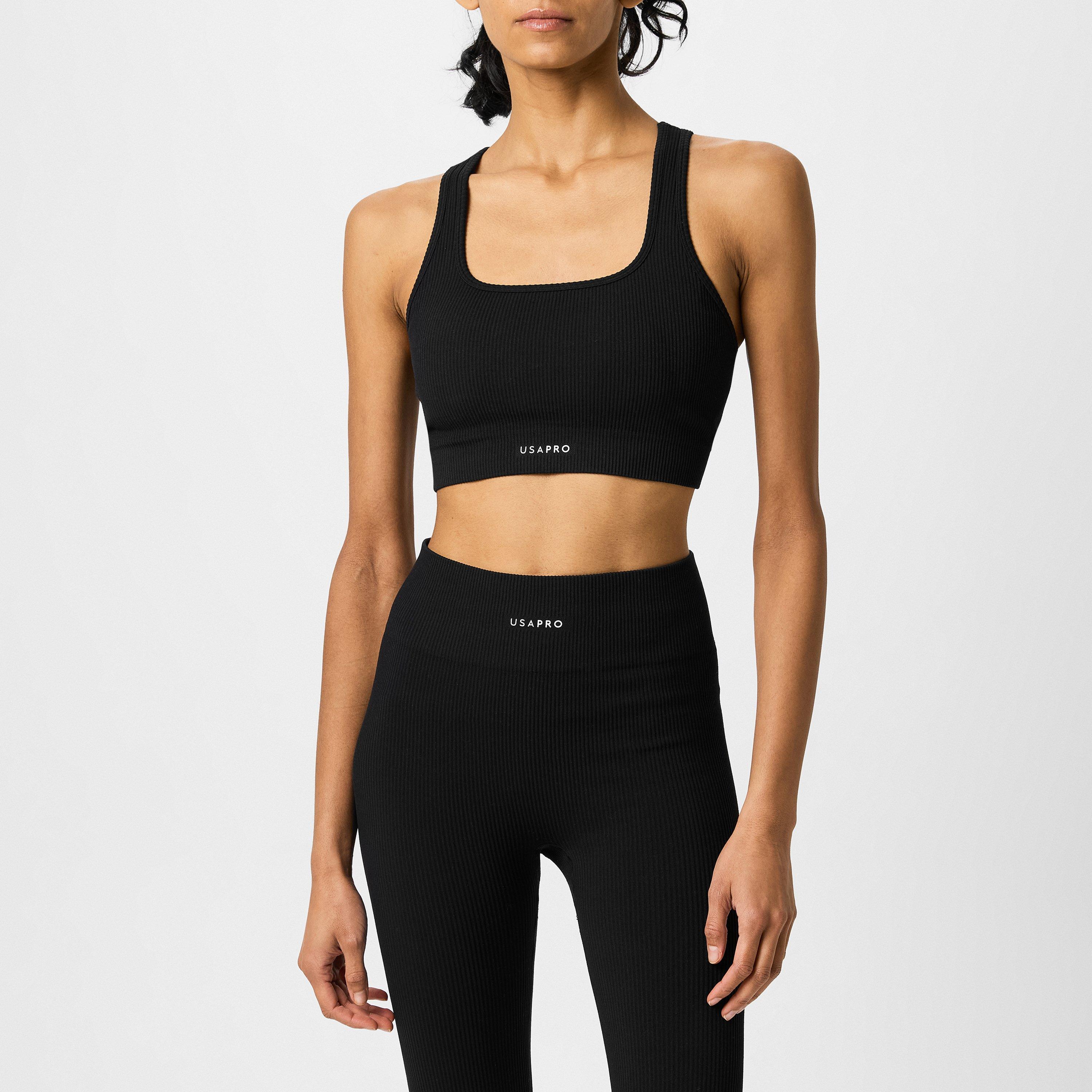 USA Pro Seamless Ribbed Bra Womens