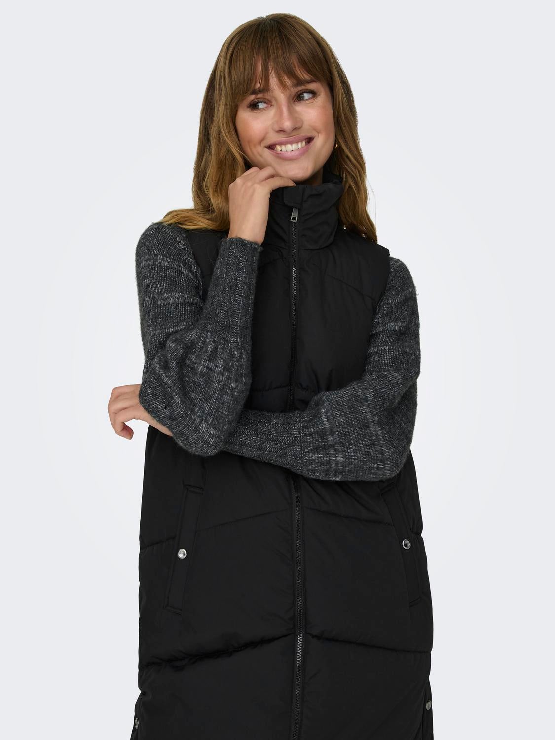 ONLRUBY Steppmantel Black