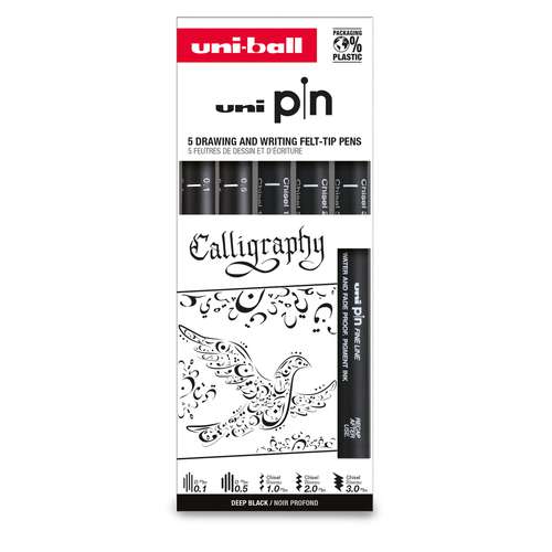 UNI-BALL pin Fineliner, thematische 5er-Sets