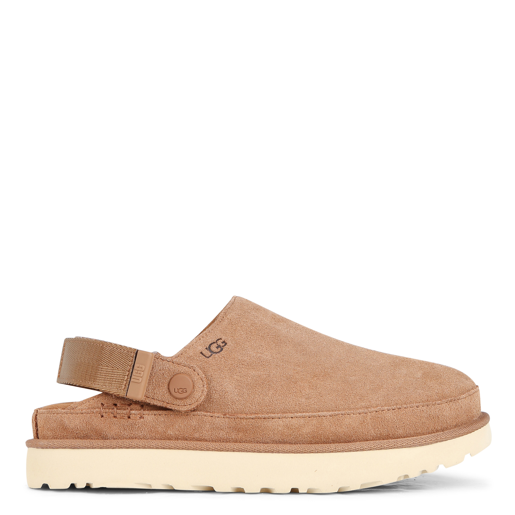 GOLDENSTAR CLOG - Sabot en cuir velours| Marron