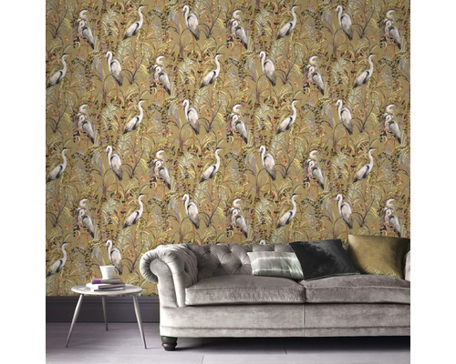 Vliesbehang 120560 Dieren beige