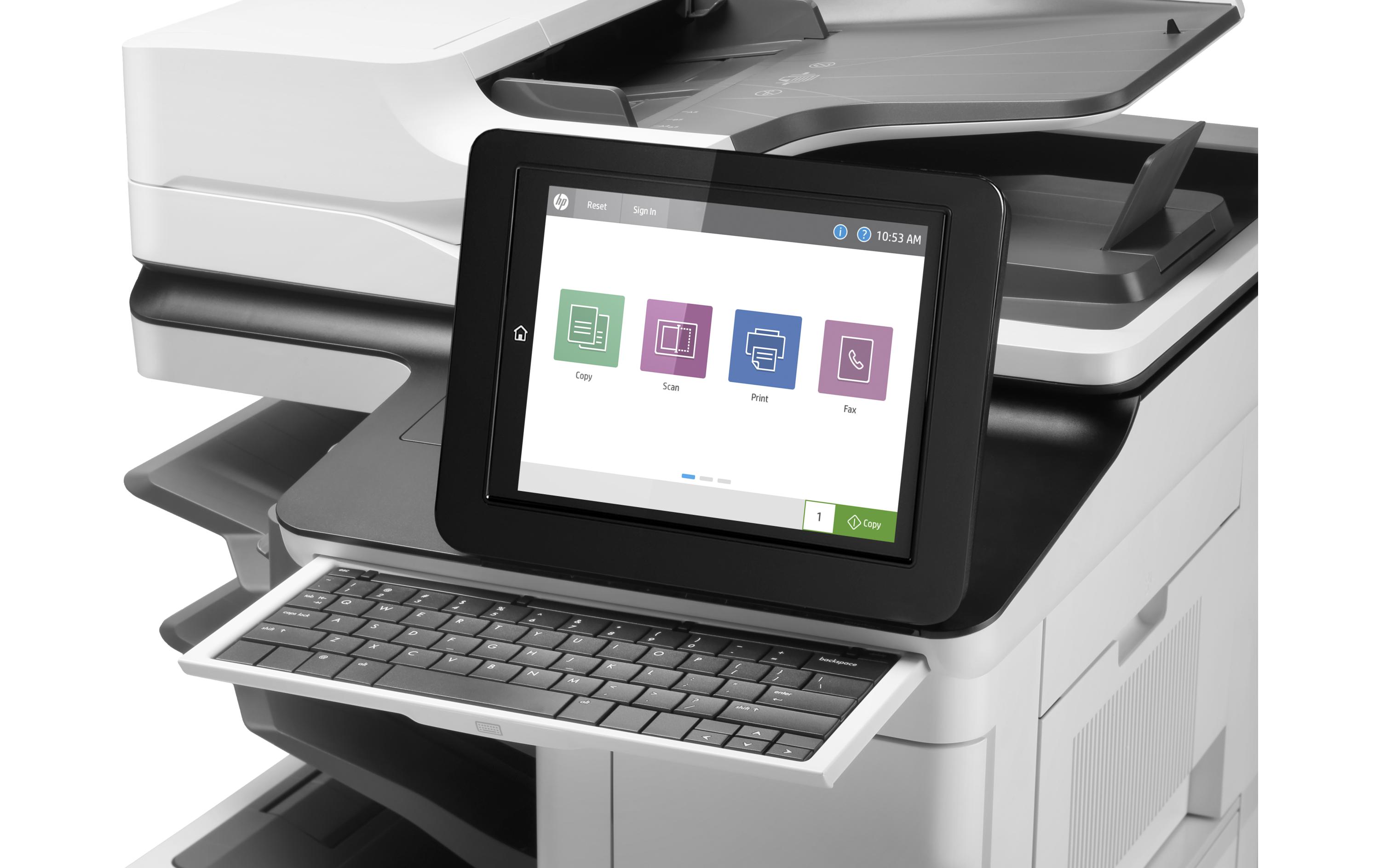 Multifunktionsdrucker LaserJet Enterprise Flow MFP M636z<br>4-in-1-Monolaser-Multifunktionsdrucker für grosse Arbeitsgruppen