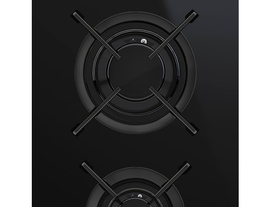 SMEG - Domino gaz PV632CNR, Dolce Stil Novo, Verre céramique, 38 cm