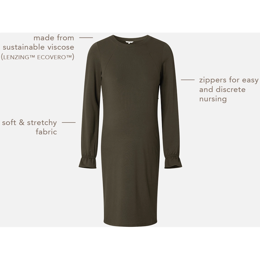 Noppies Still-Kleid Frederikstad Black Olive