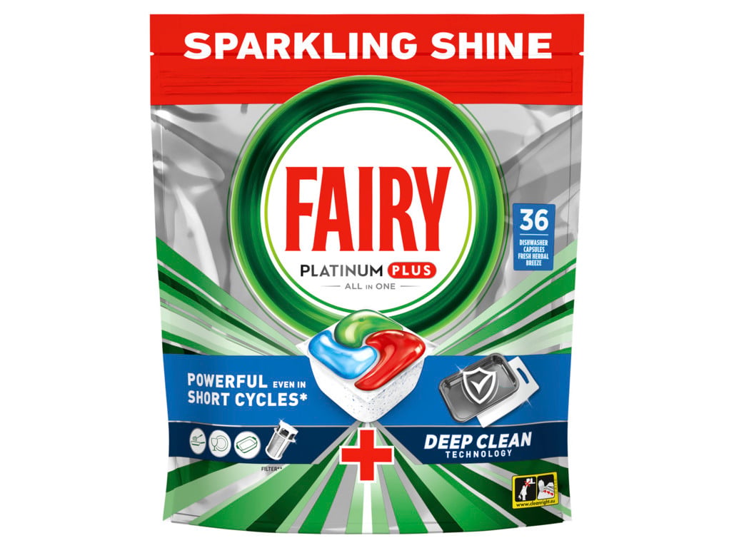 DET.MÁQUINA LOIÇA FAIRY PLATINUM PLUS LIMP. PROF. 36P