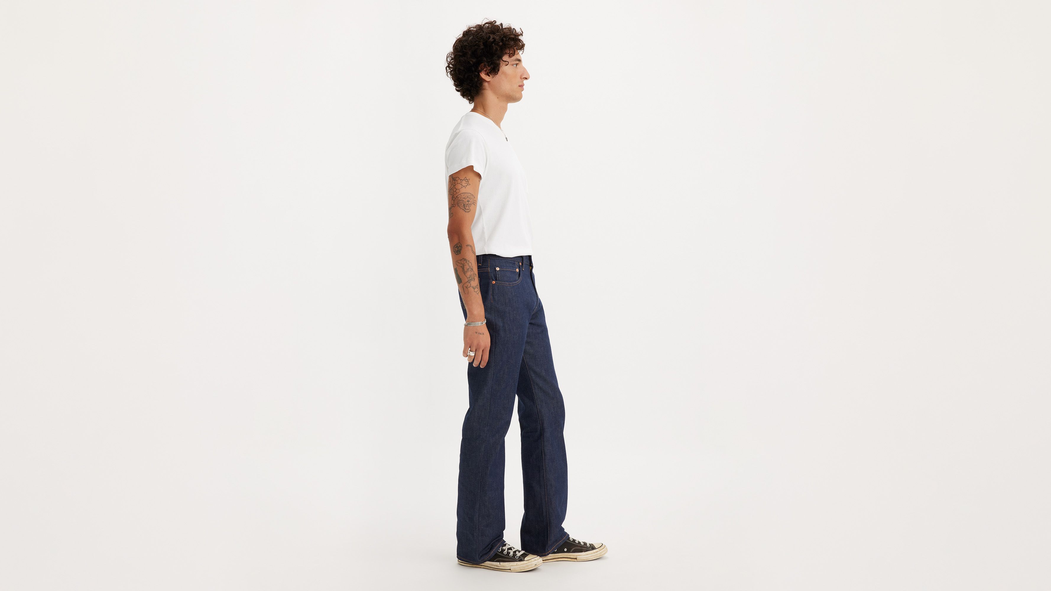 Jean 517™ Bootcut 1970 Levi's® Vintage Clothing - Dark Indigo - Bleu