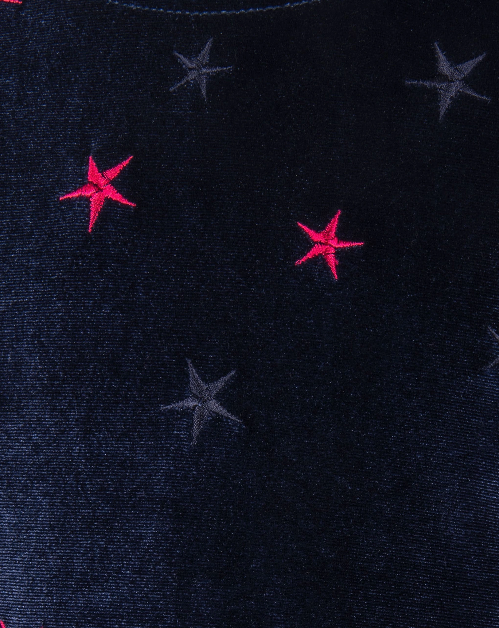 Langarmkleid VELVET STARS in navy