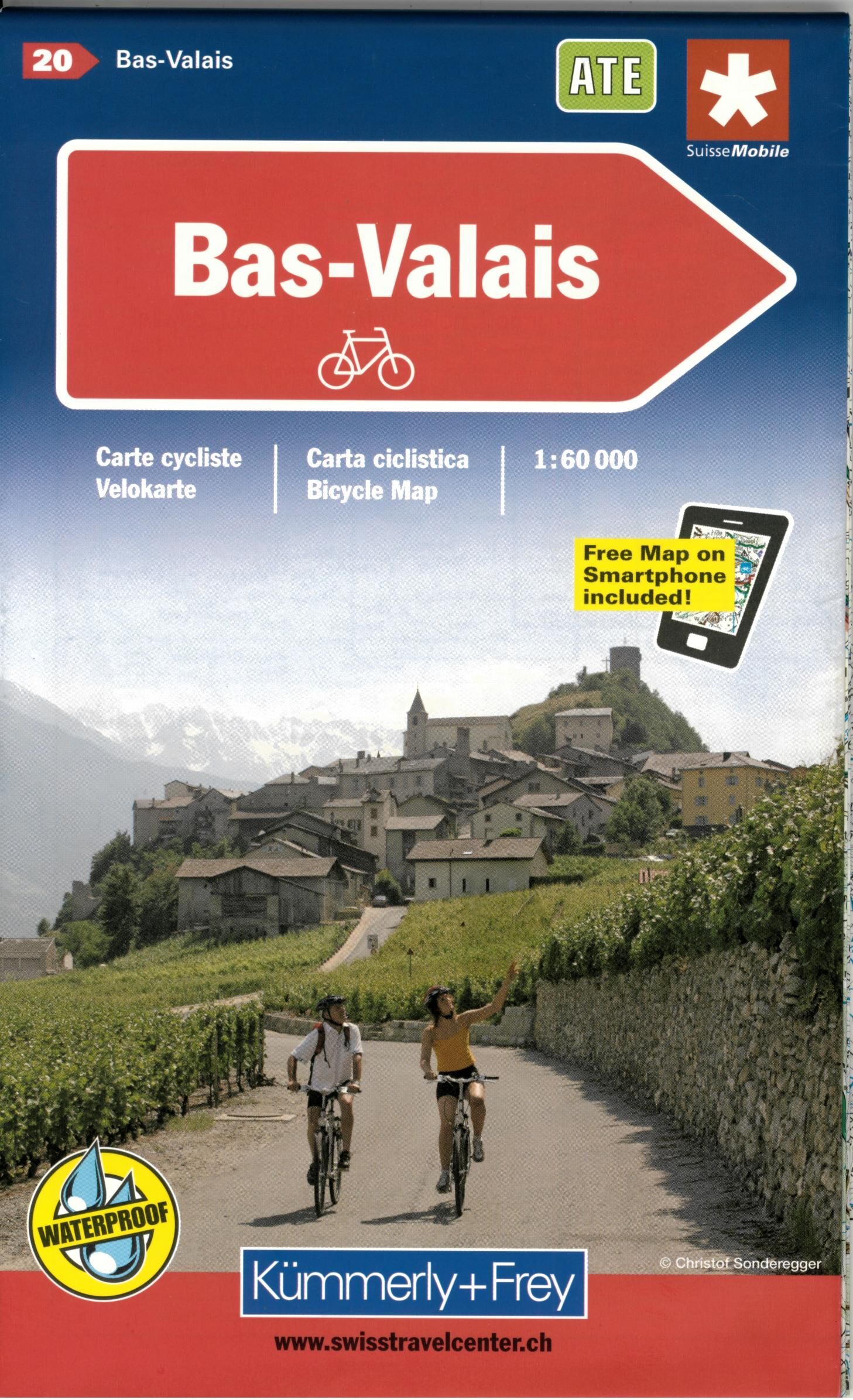 KUMMERLY - BAS VALAIS 1 60 000 CYCLO