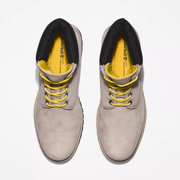 Bota Timberland Heritage masculina de 6 polegadas na cor bege.