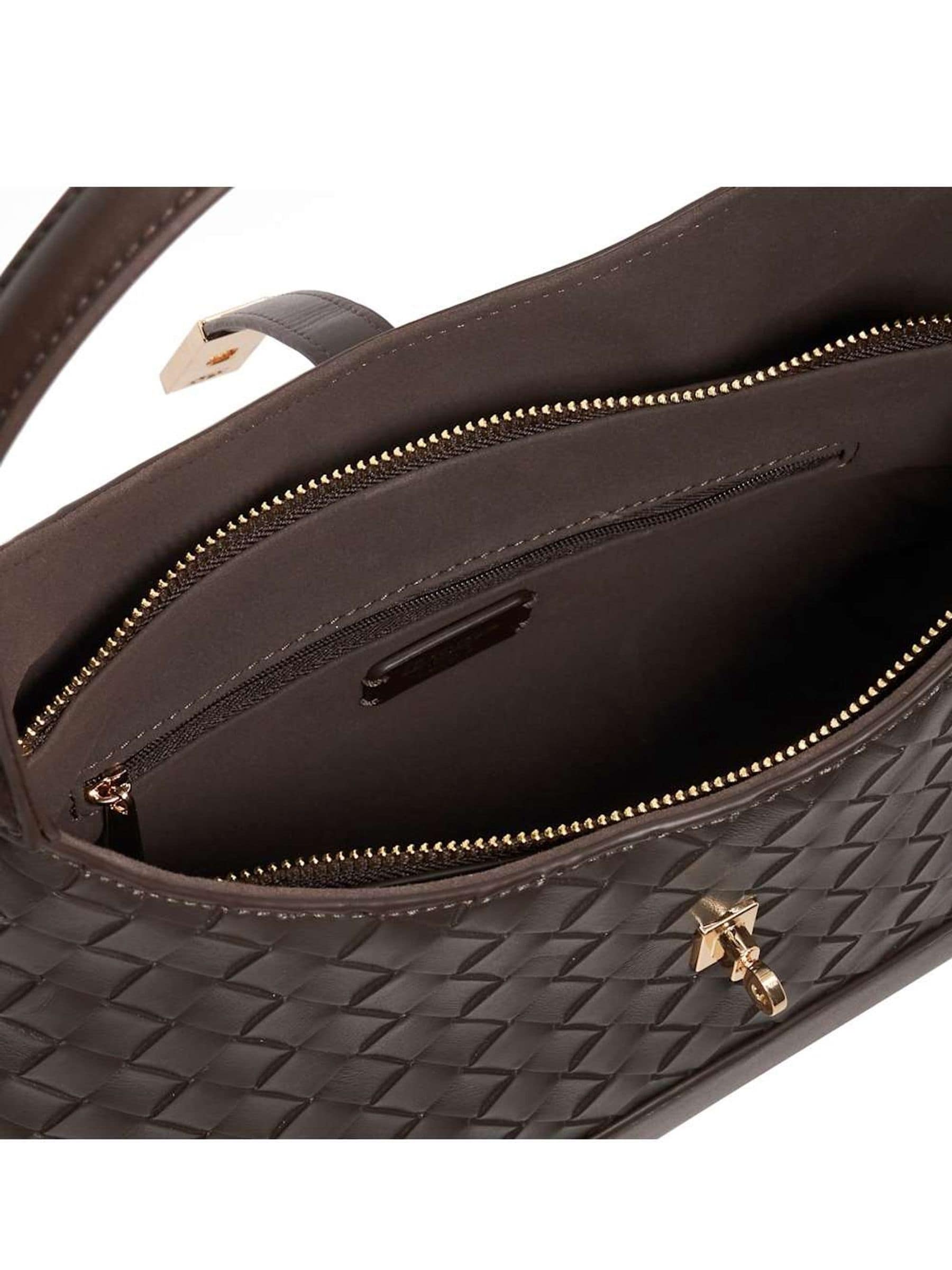 Bruin - Dune London Dorset Medium Turnlock Shoulder Bag