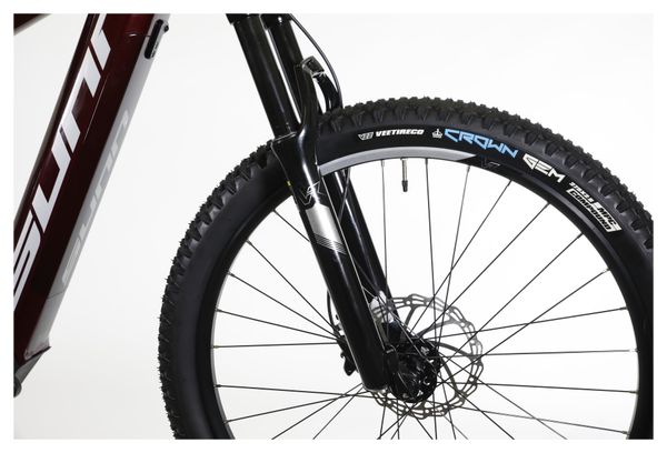Vélo d'Exposition - VTT Électrique Semi-Rigide Sunn Flash S2 Shimano Altus 9V 27 5'' 500 Wh Bordeau 2022
