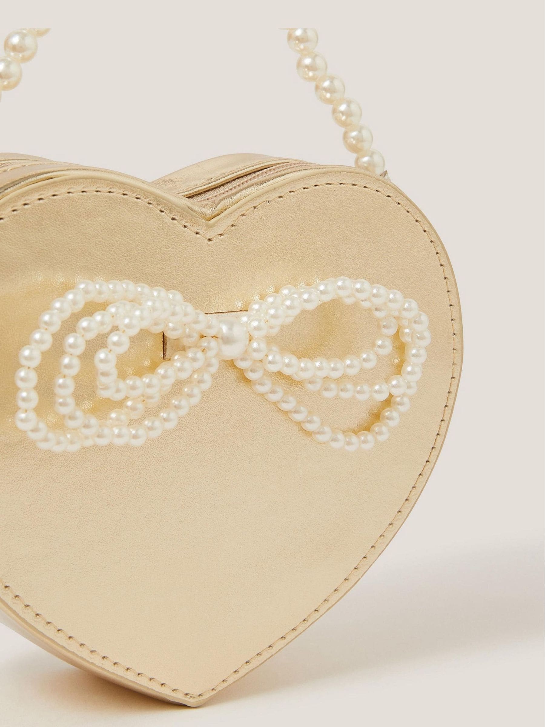 Monsoon Pearl Heart Bag