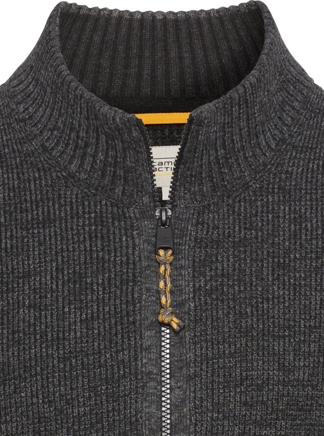 Camel Active knitted Jacket Asphalt