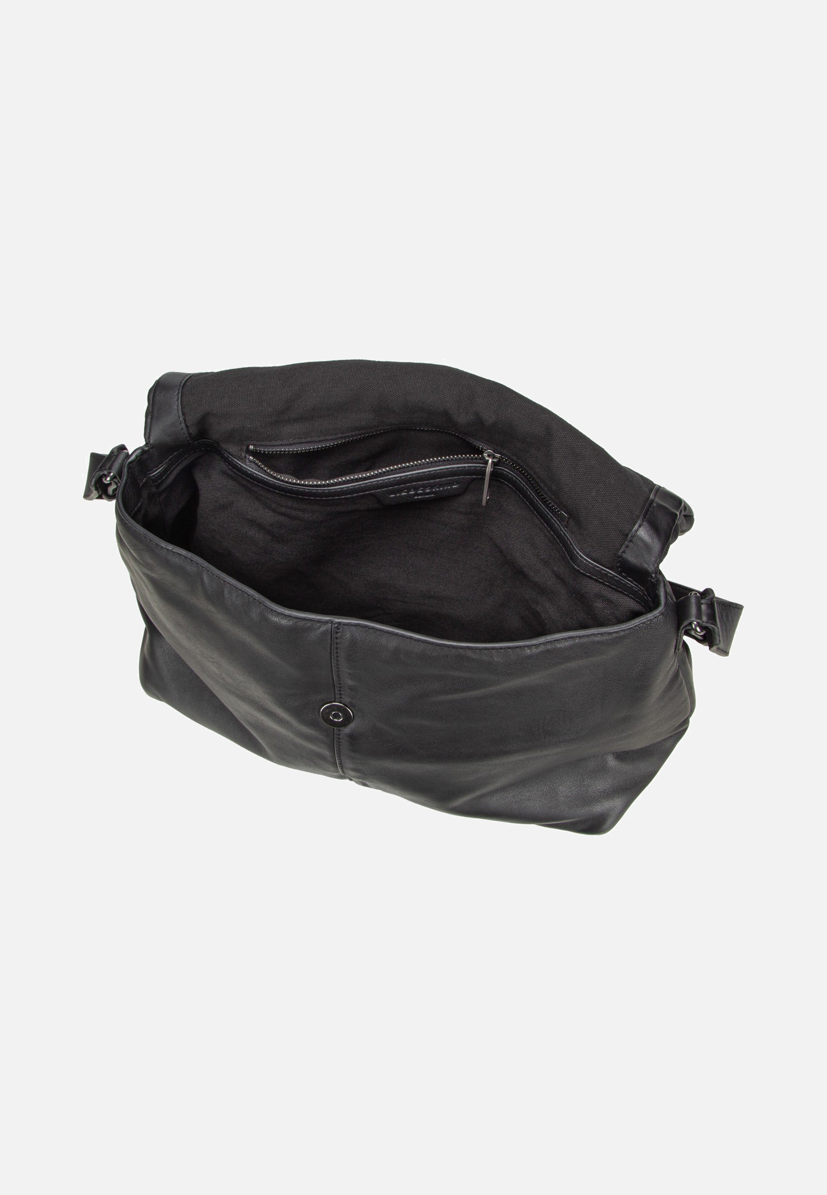Fiona Hobo M Sheep Natural Black - Hobo Bag