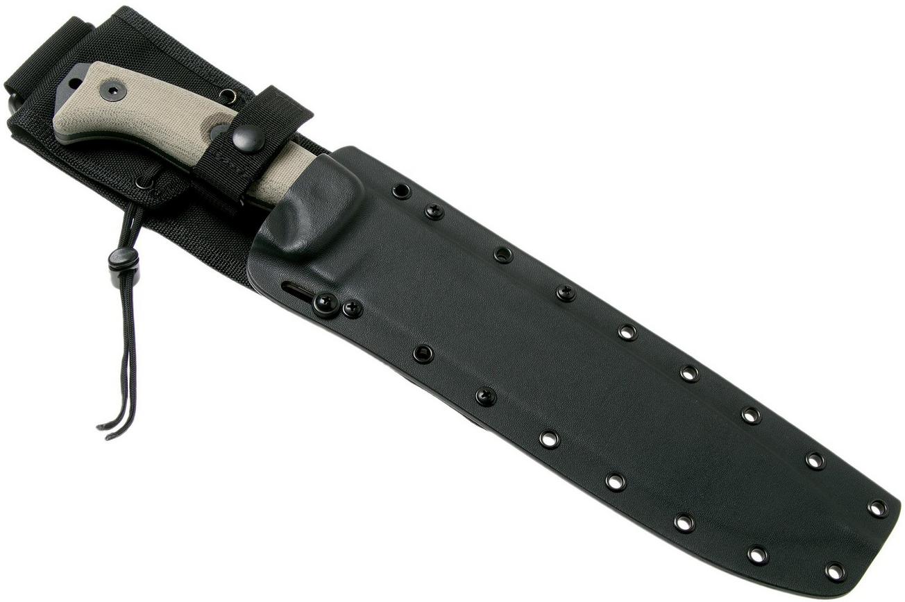 ESEE Junglas Tactical Gunsmoke survivalmes kydex schede   MOLLE-back