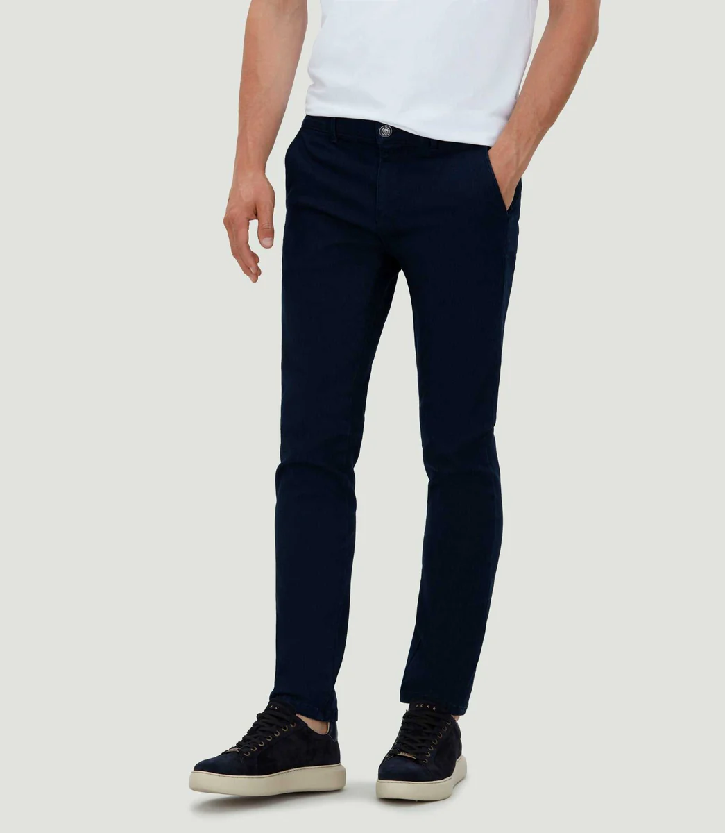 Pantalon chino marine 