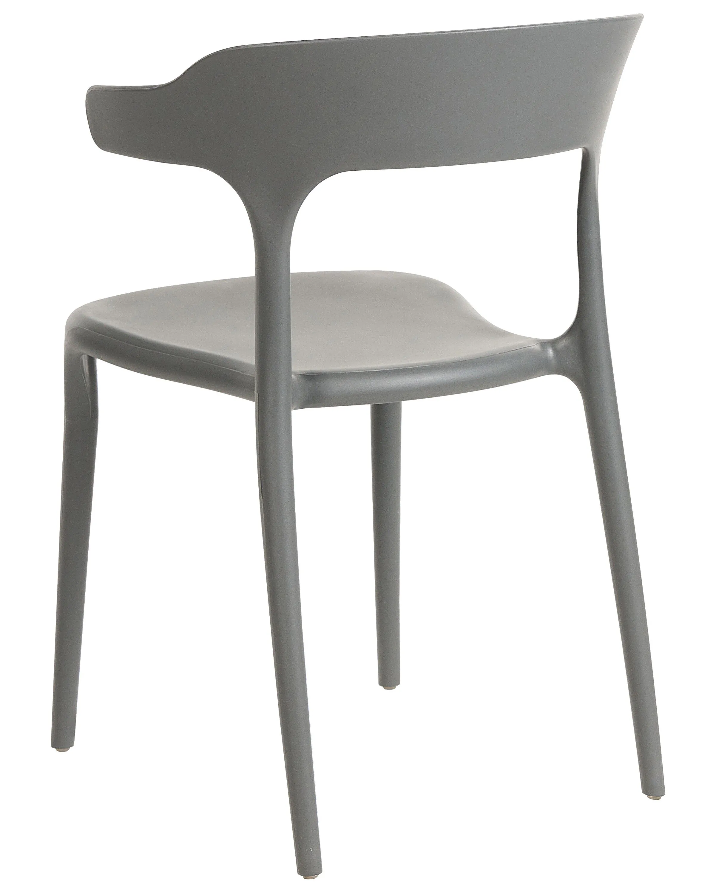 Set van 4 tuinstoelen GUBBIO Grijs