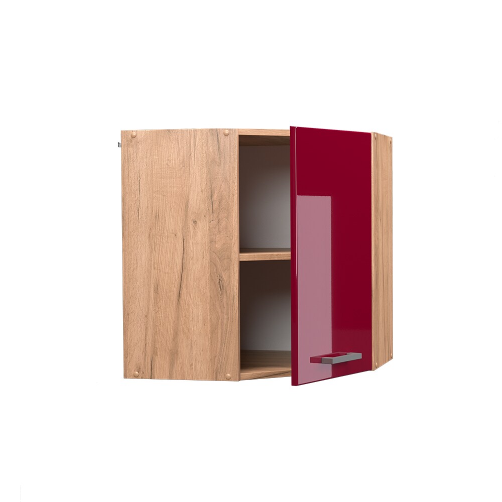 Vicco Eckhängeschrank Küchenschrank Küchenzeile R-Line 57 cm Goldkraft Bordeaux