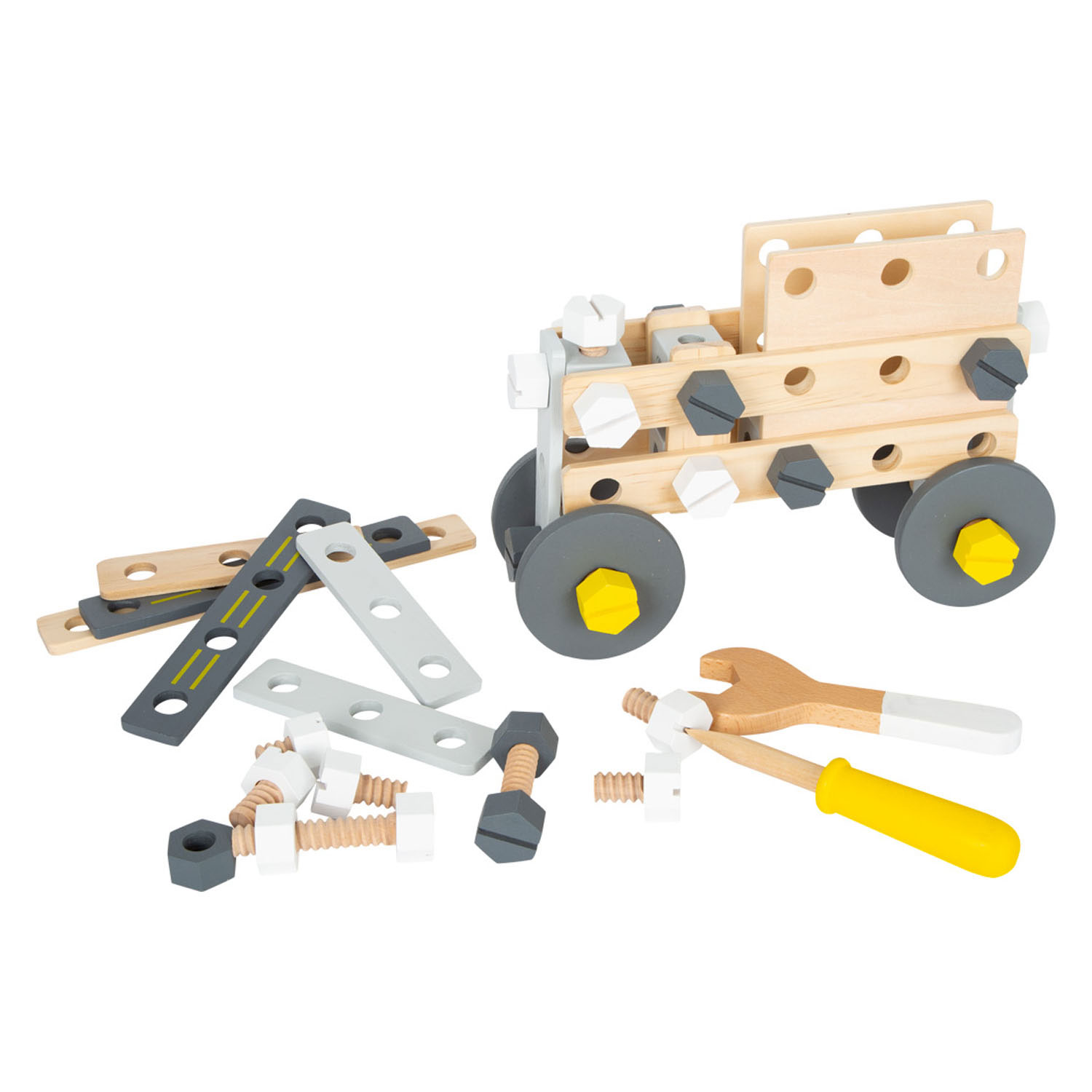 Small Foot-Houten Constructieset Miniwob, 67dlg.
