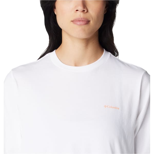 T-shirt COLUMBIA W NORTH CASCADES GRAPHIC SHORT SLEEVE TEE WHITE/WAVY RAYS