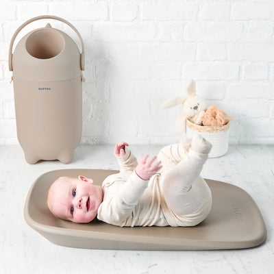 Nattou Dropy Bleiebøtte, Taupe