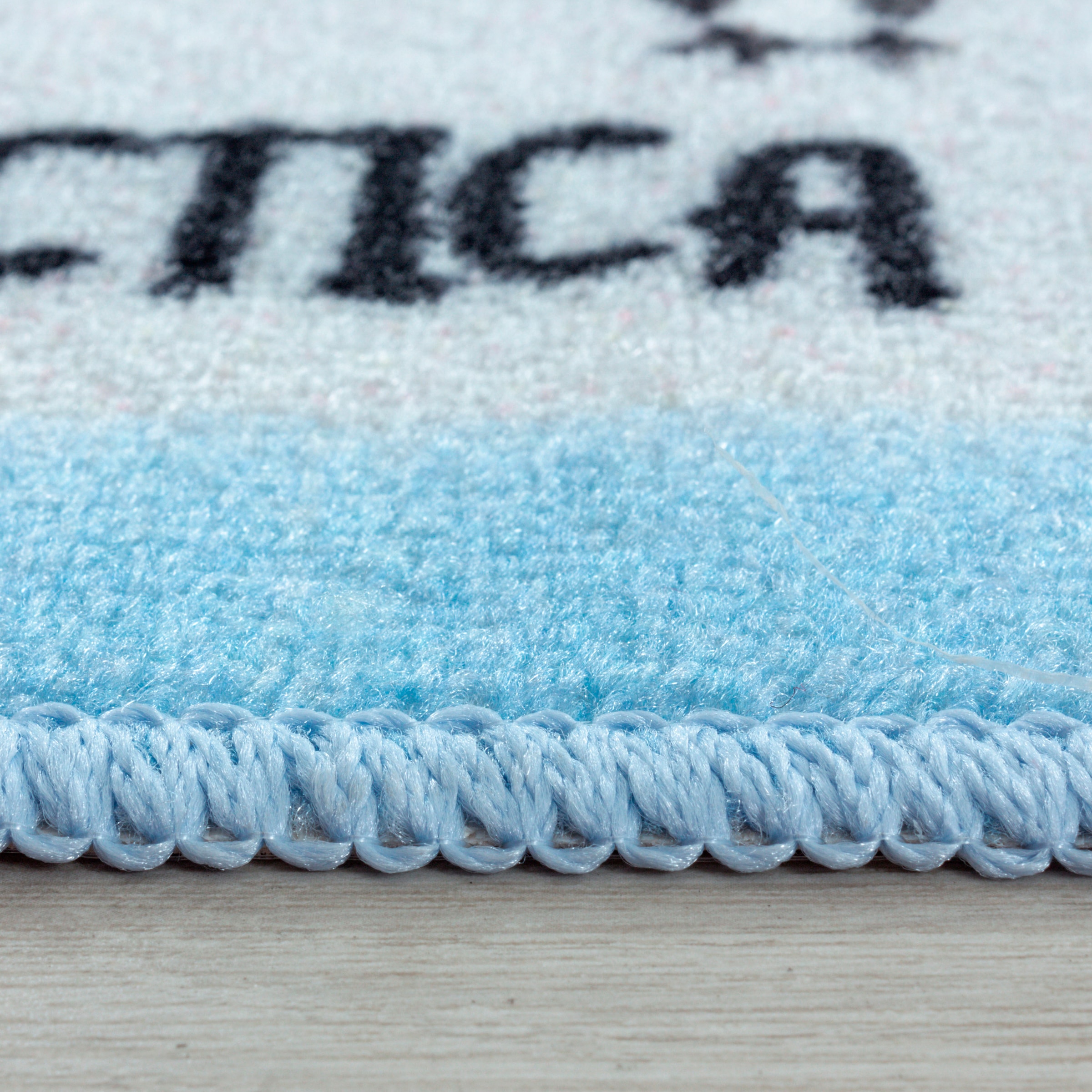 Ayyildiz Teppiche Kinderteppich »PLAY 2917« rechteckig 6 mm Höhe robuster Kurzflor, bunte Weltkarte, Weltmeere, Tiere, Kinderzimmer