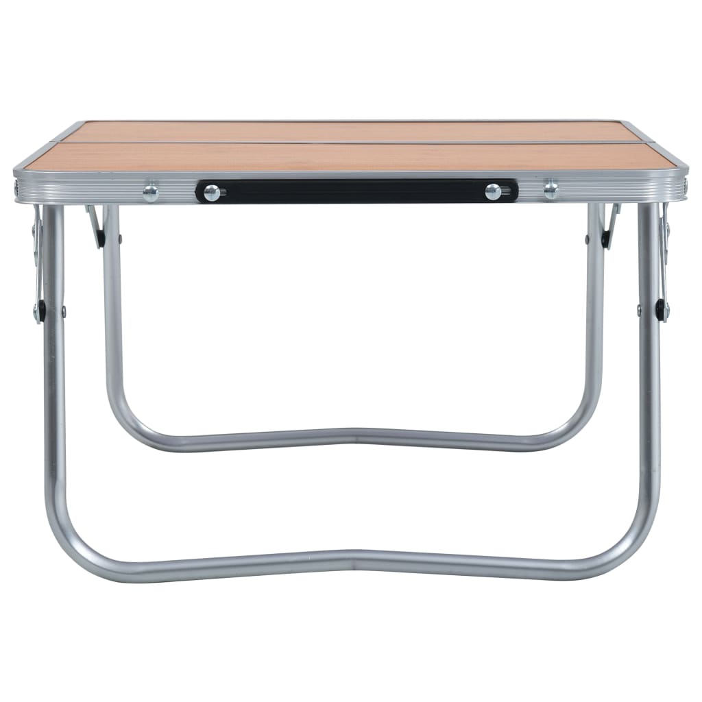 Mesa de camping dobrável em alumínio Vidaxl