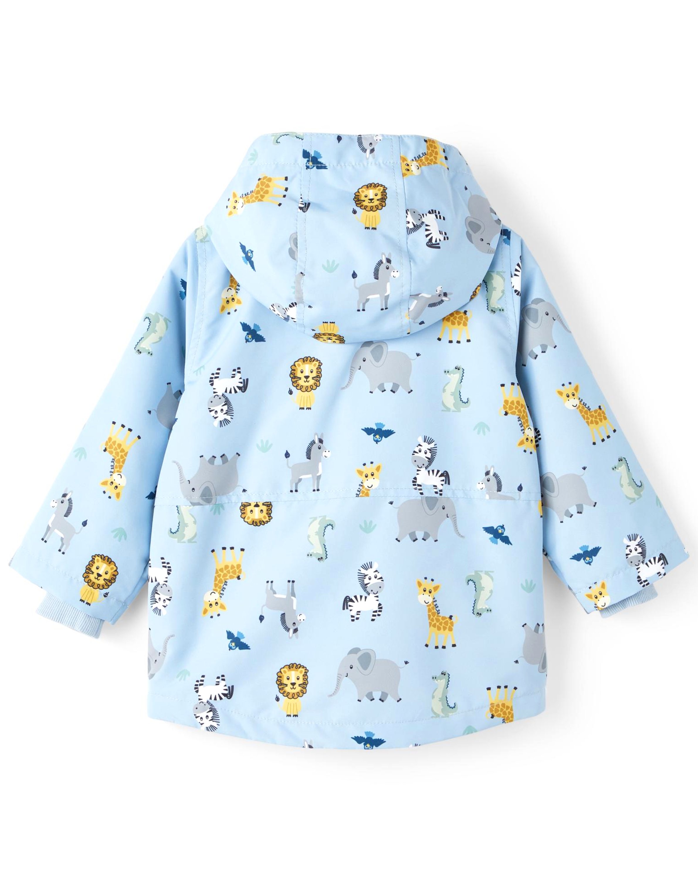 Jacke NBMMAX SAFARI ANIMALS in blue fog