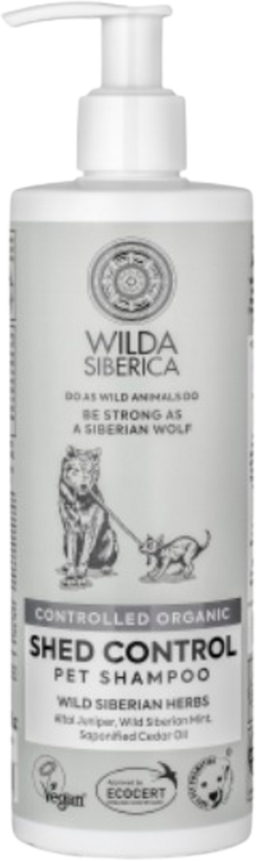 WILDA SIBERICA  Shed Control Pet Shampoo, 400 ml