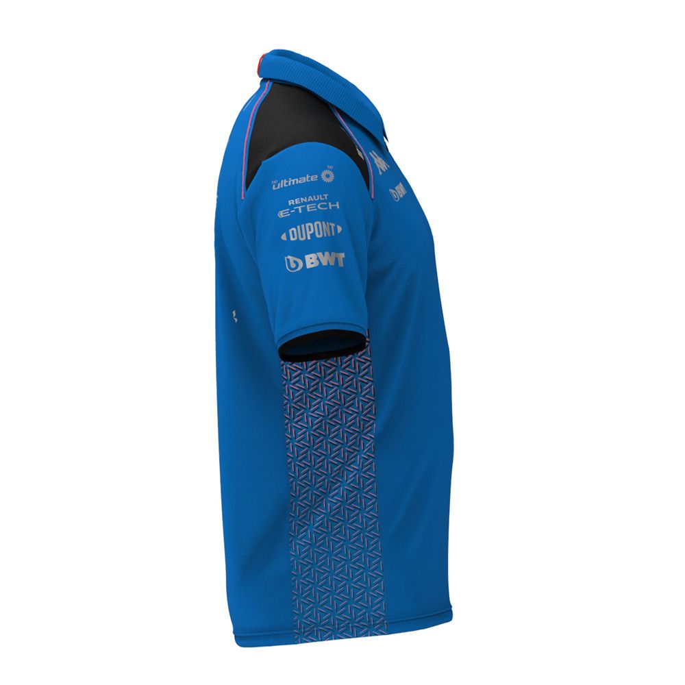 Kappa ACREM ALPINE F1 - Polo Homme liquid blue/black